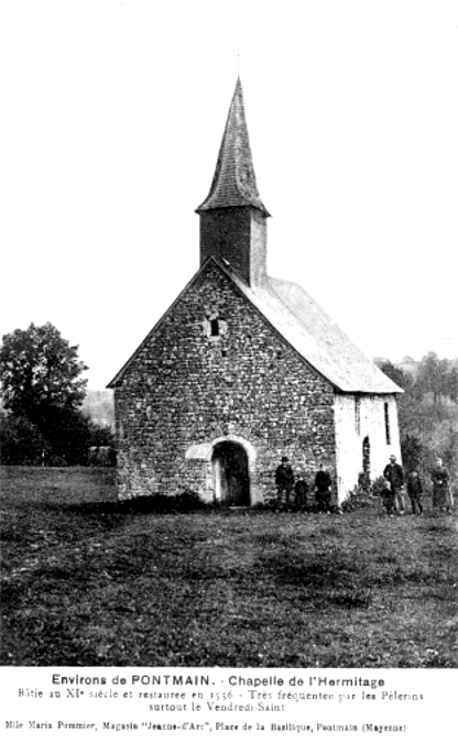 Chapelle de Saint-Clair-de-l'Hermitage  la Bazouge-du-Dsert (Bretagne).