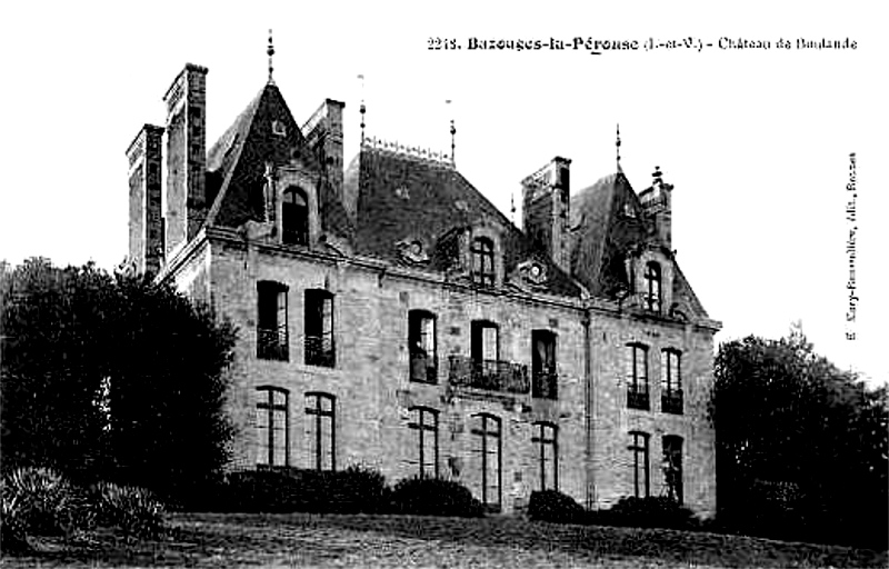 Chteau de Boulande  Bazouges-la-Prouse (Bretagne).