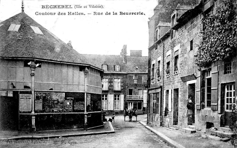 Ville de Bcherel (Bretagne).