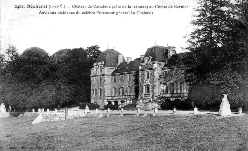 Chteau de Bcherel (Bretagne).
