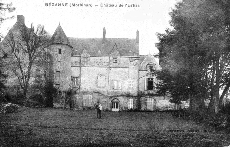 Le chteau de l'Estier ou l'Etier  Bganne (Bretagne).