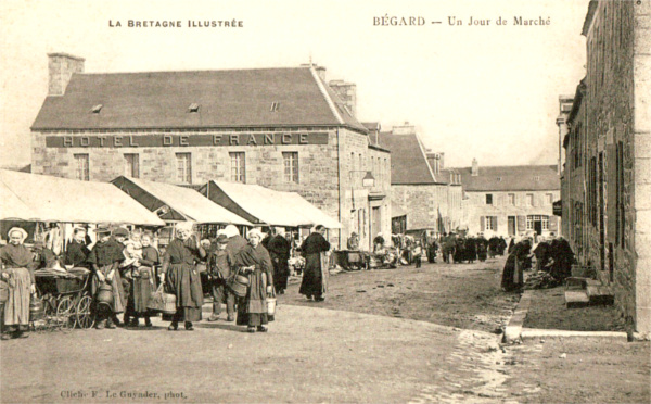 Ville de Bgard (Bretagne).