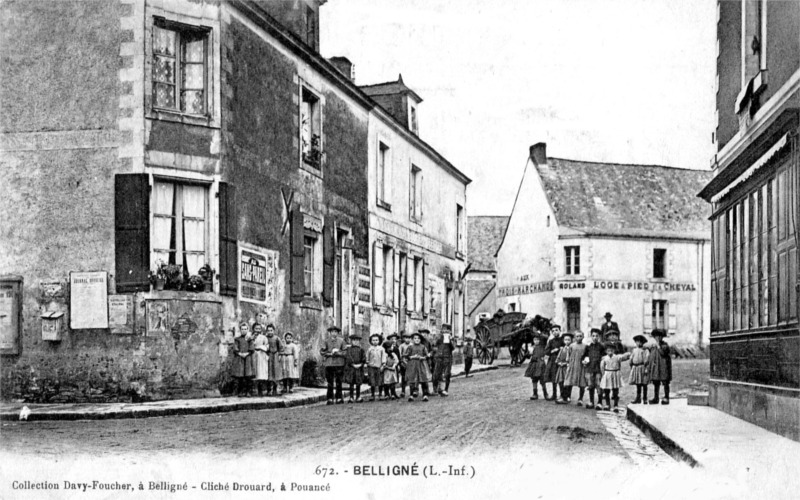 Ville de Bellign (anciennement en Bretagne).