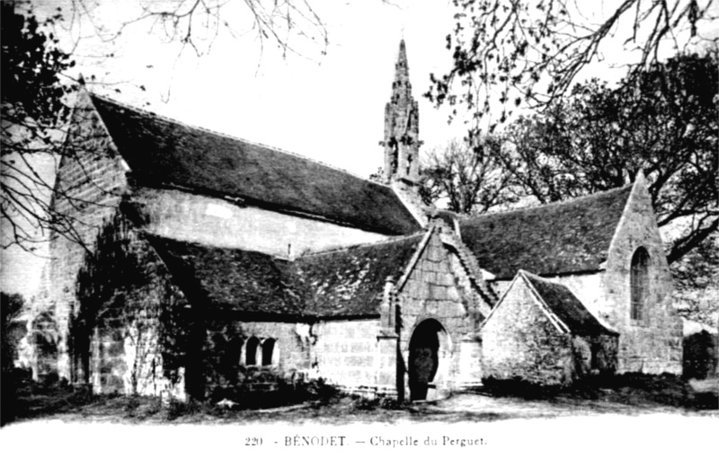Eglise ou Chapelle de Perguet  Bnodet (Bretagne).