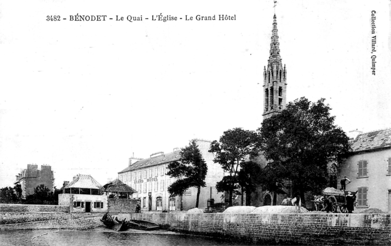 Ville de Bnodet (Bretagne).
