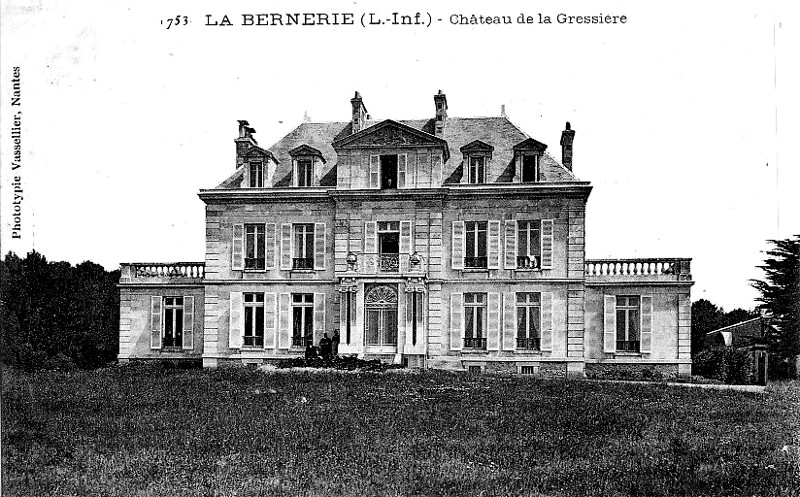 Chteau de la Gressire  La Bernerie-en-Retz (anciennement en Bretagne).