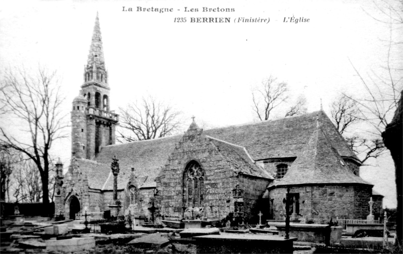 Eglise de Berrien (Bretagne).