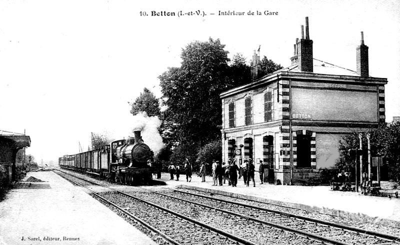 Gare de Betton (Bretagne).