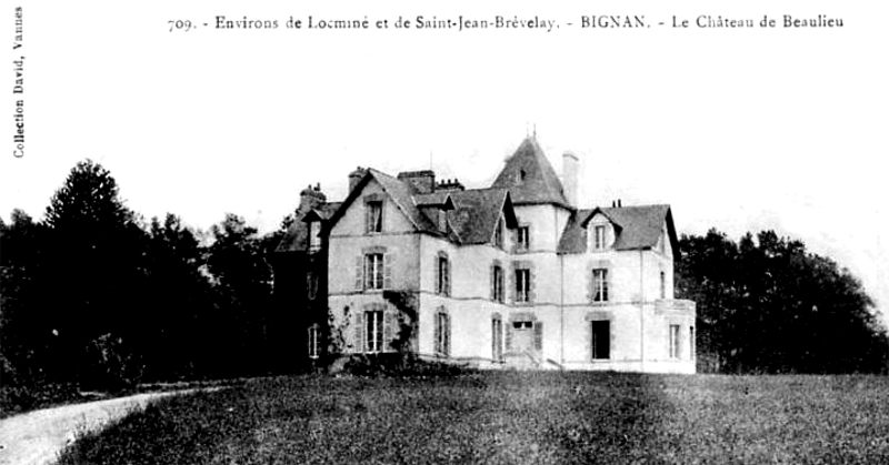 Chteau de Beaulieu de Bignan (Bretagne).
