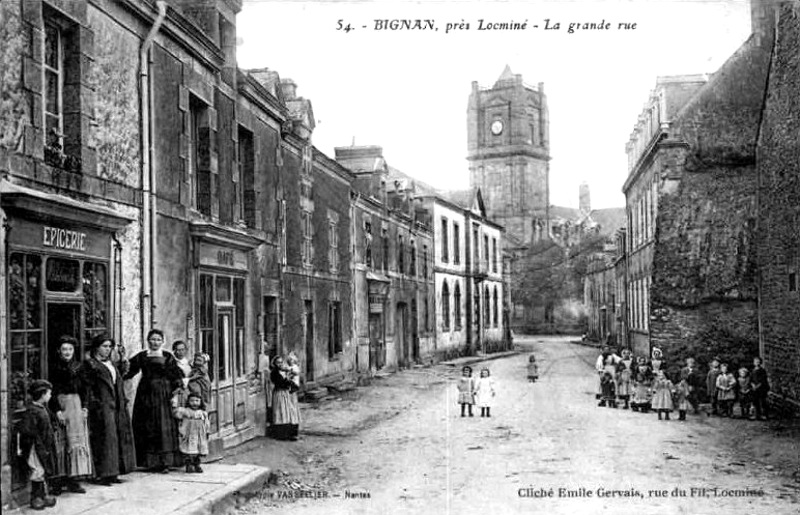 Ville de Bignan (Bretagne).