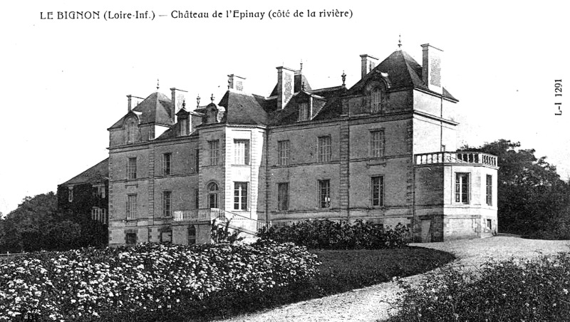 Chteau de l'Epinay  Bignon (Bretagne).