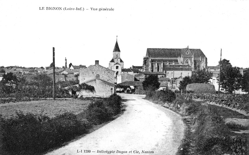 Ville de Bignon (Bretagne).