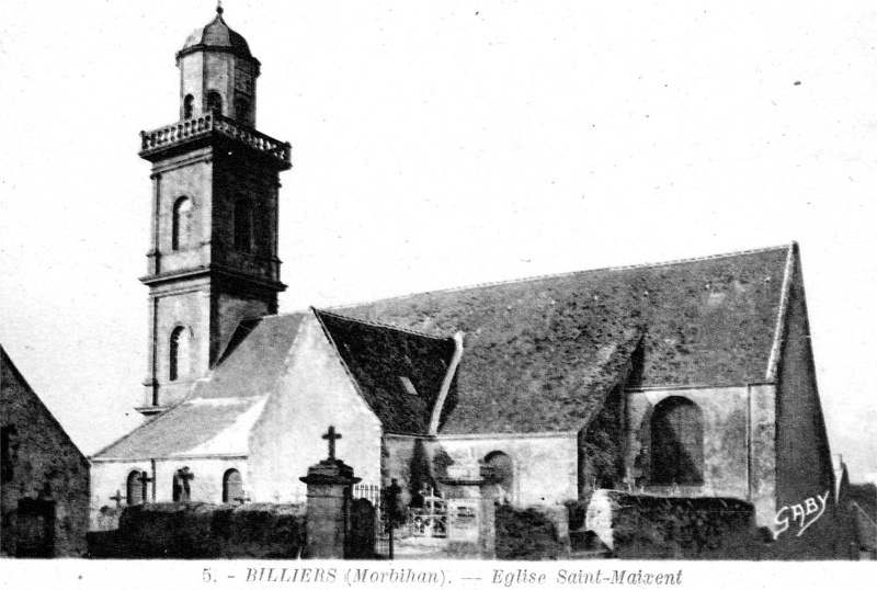 Eglise de Billiers (Bretagne).