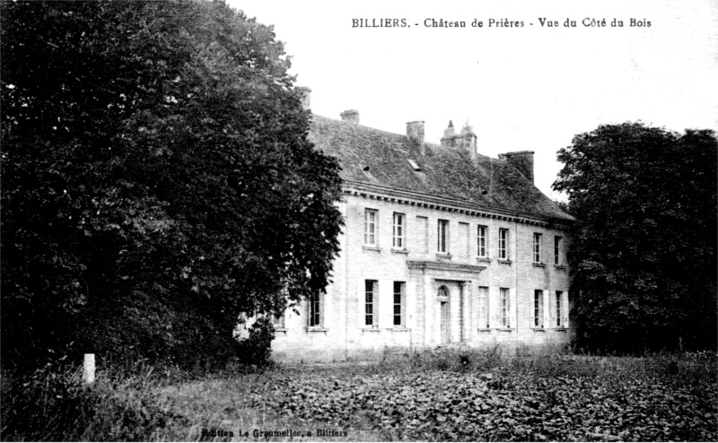 Chteau de Prires en Billiers (Bretagne).