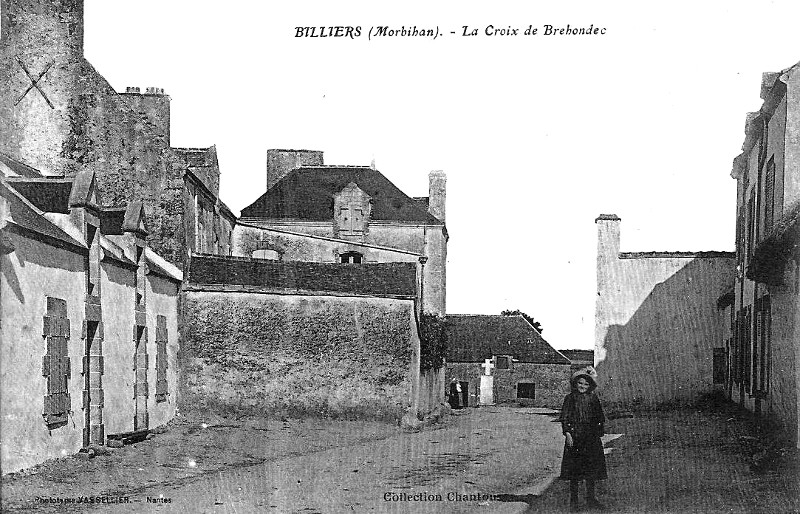 Ville de Billiers (Bretagne).