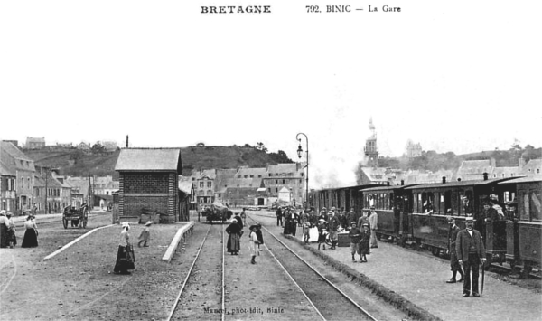 Gare de Binic (Bretagne).