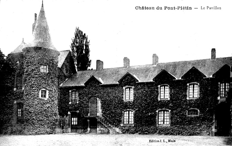 Chteau du Pont-Pitin  Blain (anciennement en Bretagne).
