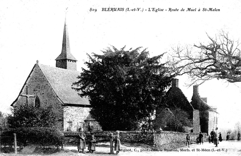Eglise de Blruais (Bretagne).