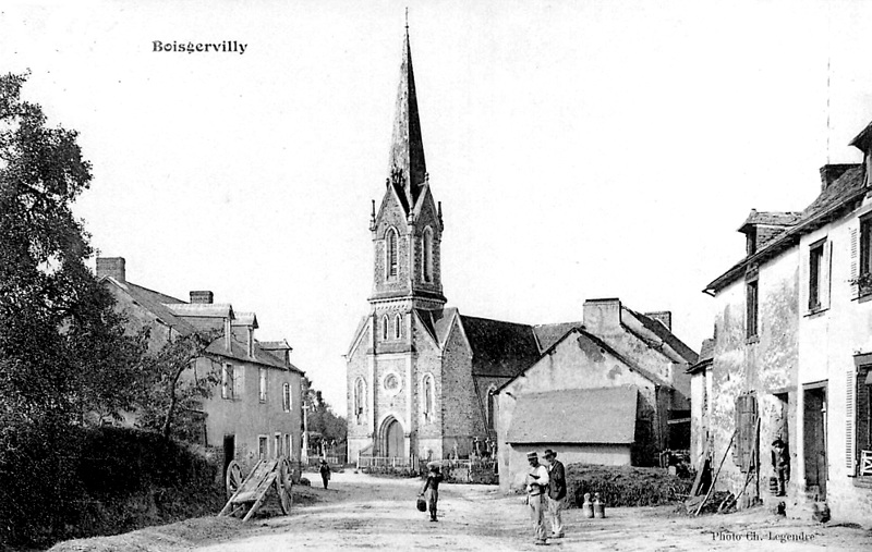 Eglise de Boisgervilly (Bretagne).