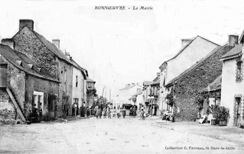 Ville de Bonnoeuve (anciennement en Bretagne).