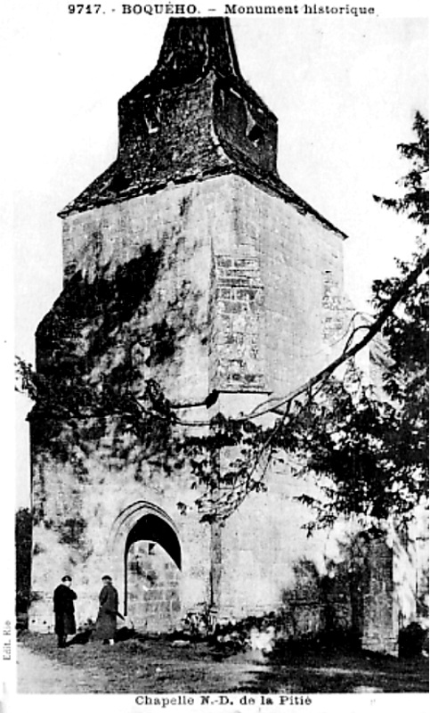 Ville de Boqueho (Bretagne) : chapelle Notre-Dame du Piti.