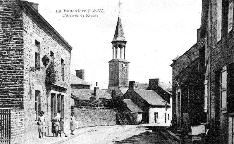 Ville de La Bouexire (Bretagne).
