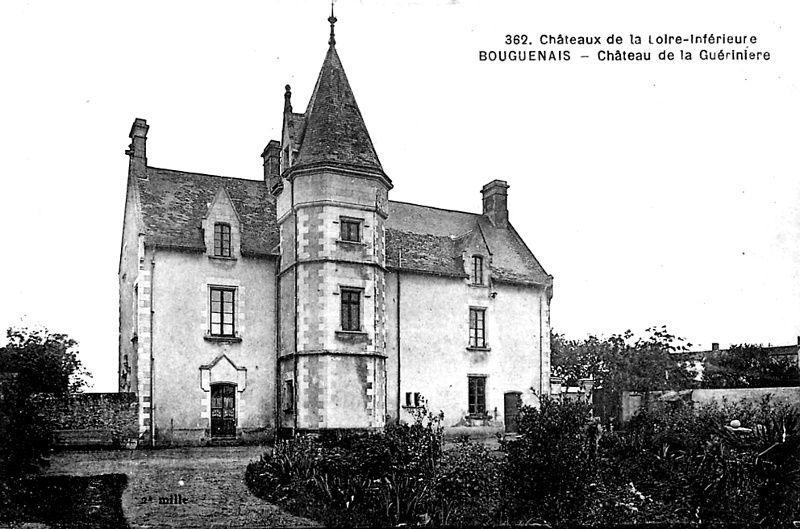 Ville de Bouguenais (Loire-Atlantique) : chteau de la Gurinire.