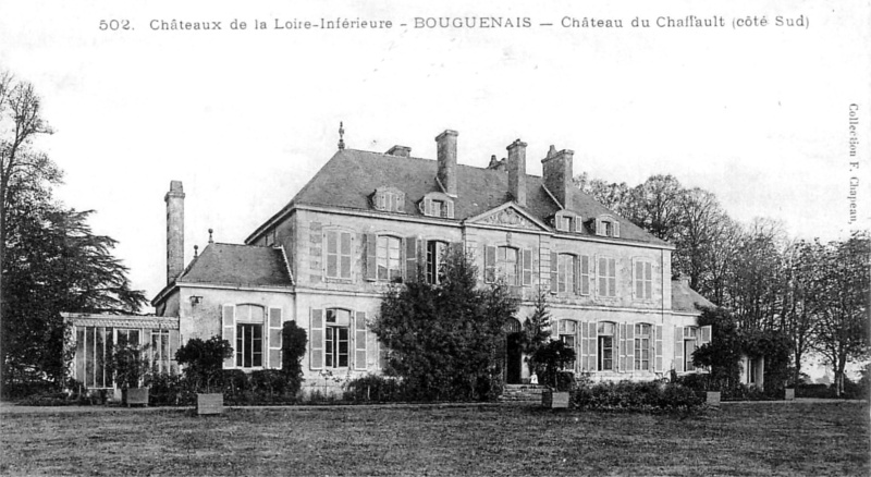 Ville de Bouguenais (Loire-Atlantique) : chteau du Chaffault.