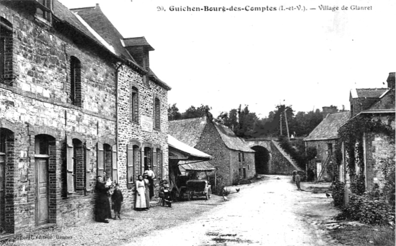 Ville de Bourg-des-Comptes (Bretagne).