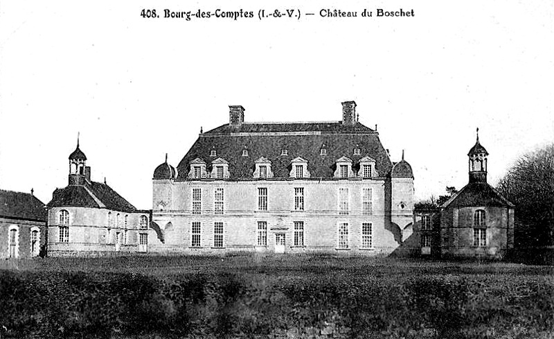 Chteau du Boschet  Bourg-des-Comptes (Bretagne).