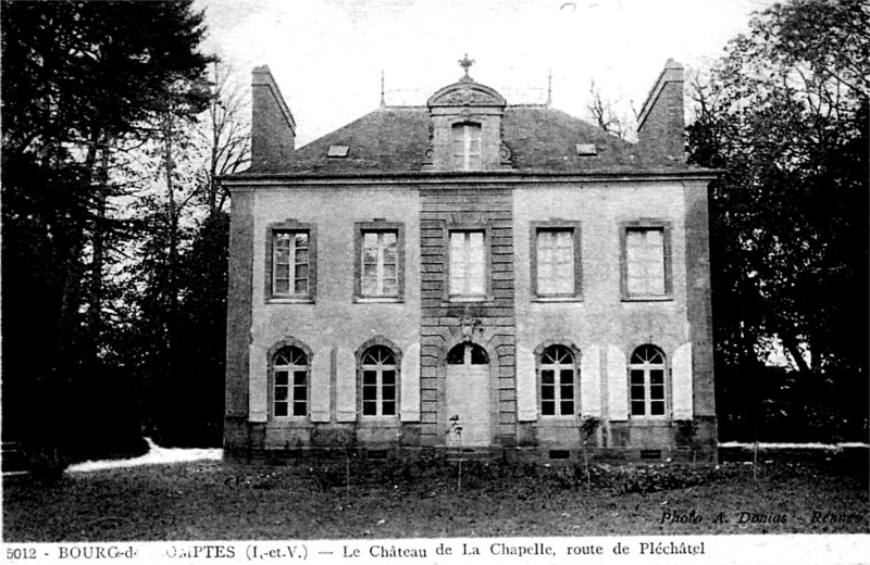 Manoir de la Chapelle  Bourg-des-Comptes (Bretagne)