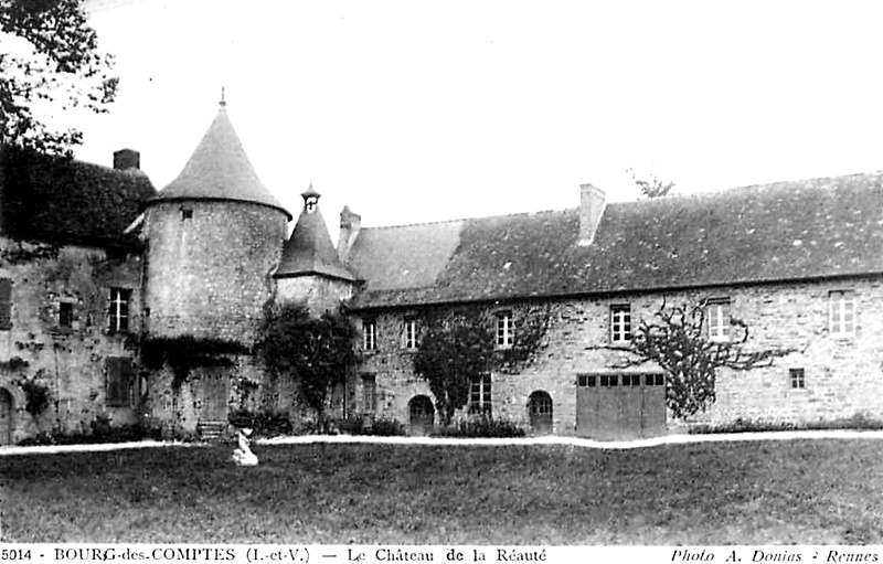 Chteau de la Raut  Bourg-des-Comptes (Bretagne).