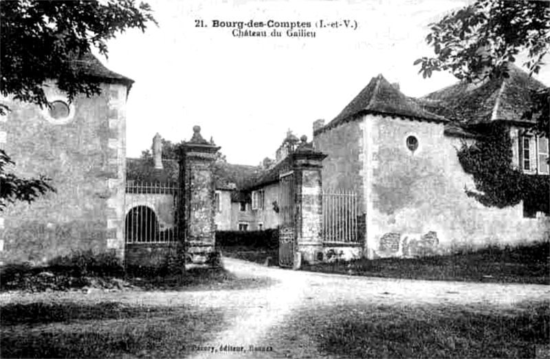 Manoir du Gailieu  Bourg-des-Comptes (Bretagne).