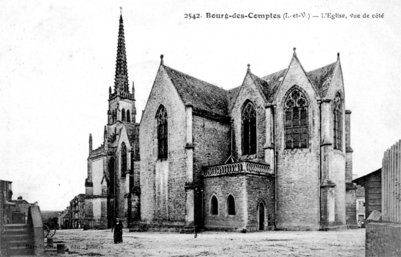 Eglise de Bourg-des-Comptes (Bretagne).