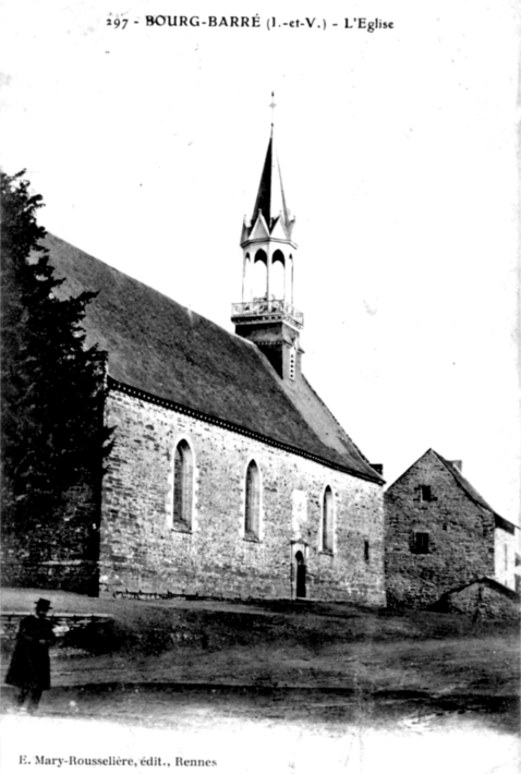 Eglise de Bourgbarr (Bretagne).