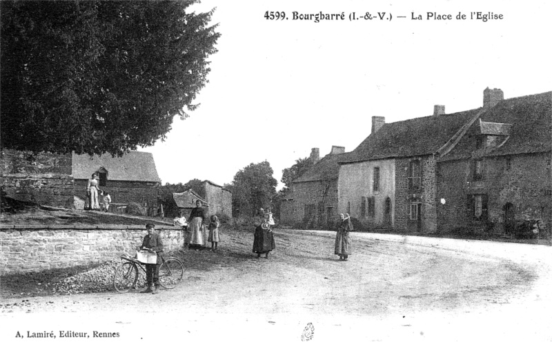 Ville de Bourgbarr (Bretagne).