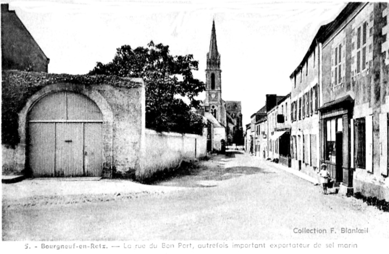 Ville de Bourgneuf-en-Retz (anciennement en Bretagne).