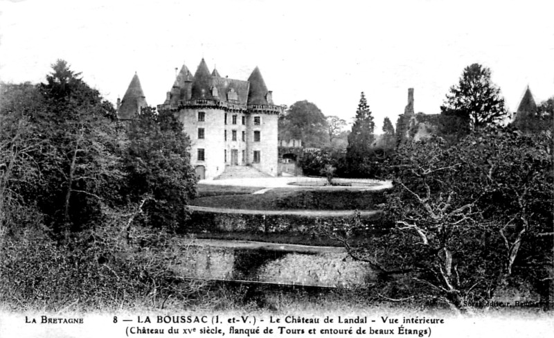 Chteau de Landal  La Boussac (Bretagne).