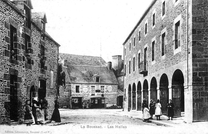 Halles de La Boussac (Bretagne).