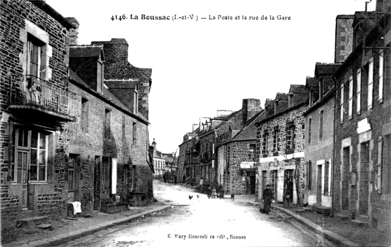 Ville de La Boussac (Bretagne).