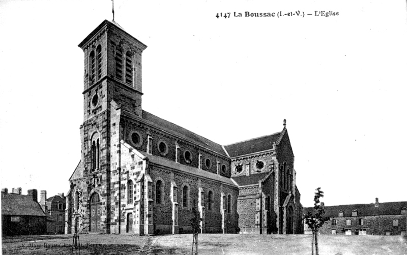 Eglise de La Boussac (Bretagne).