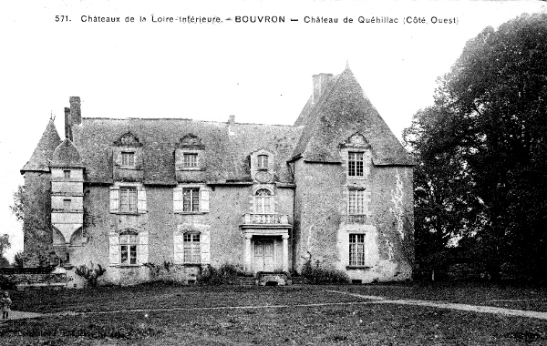 Manoir ou chteau de Bouvron, anciennement en Bretagne.