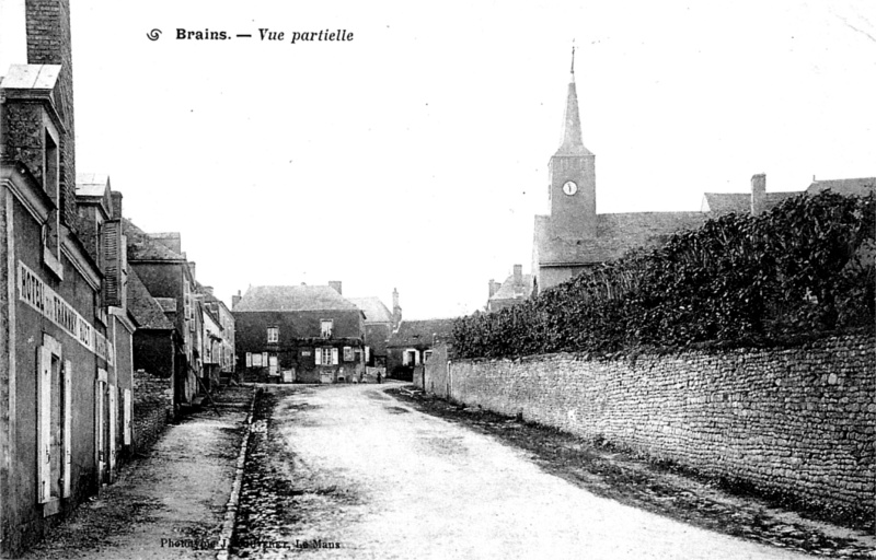 Ville de Brains (Bretagne).