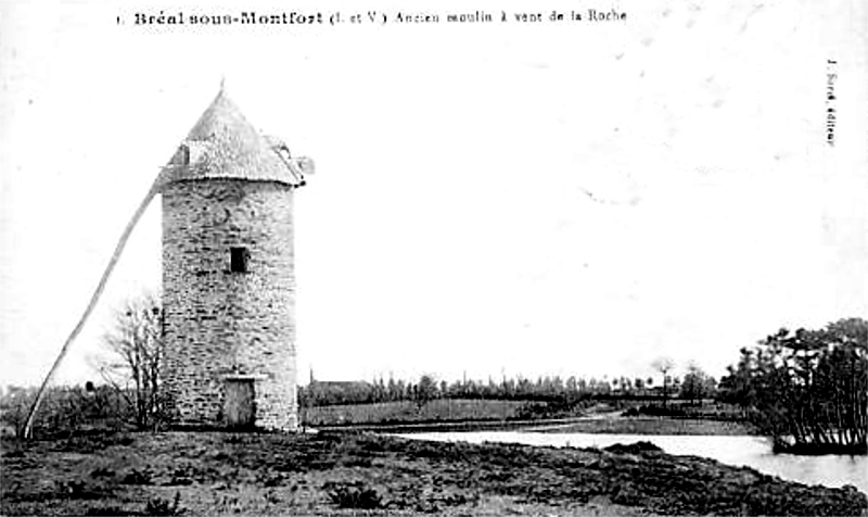 Moulin de Bral-sous-Montfort (Bretagne).