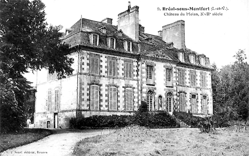 Chteau de Bral-sous-Montfort (Bretagne).