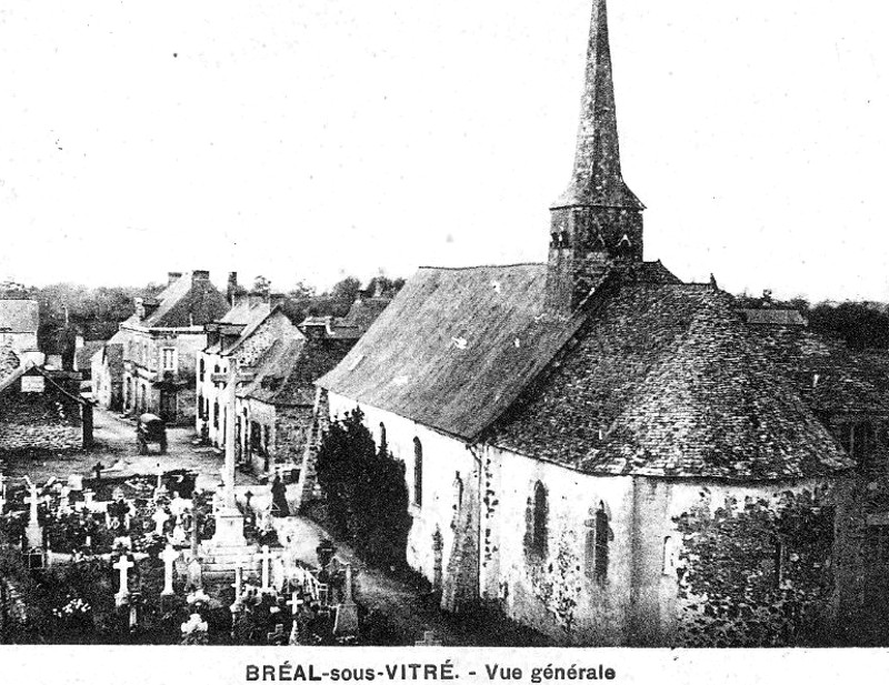 Eglise de Bral-sous-Vitr (Bretagne).