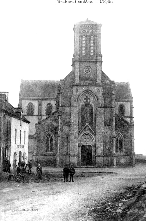 Eglise de Brhan ou Brhan-Loudac (Bretagne).