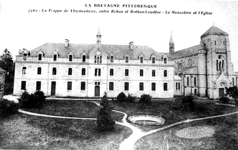 Monastre de Thymadeuc  Brhan ou Brhan-Loudac (Bretagne).