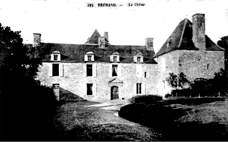Ville de Brhand (Bretagne) : chteau du Chne.