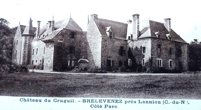 Brlvenez (Bretagne) : chteau du Cruguil